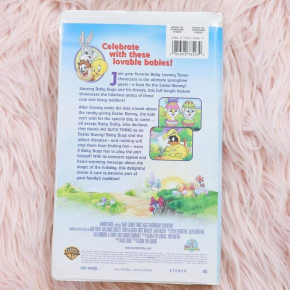 BABY LOONEY TOONS EGGS-TRAORDINARY ADVENTURE VHS - Picture 2 of 2